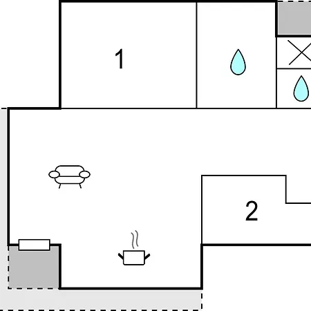 2 Bedroom Amazing In * Grenå